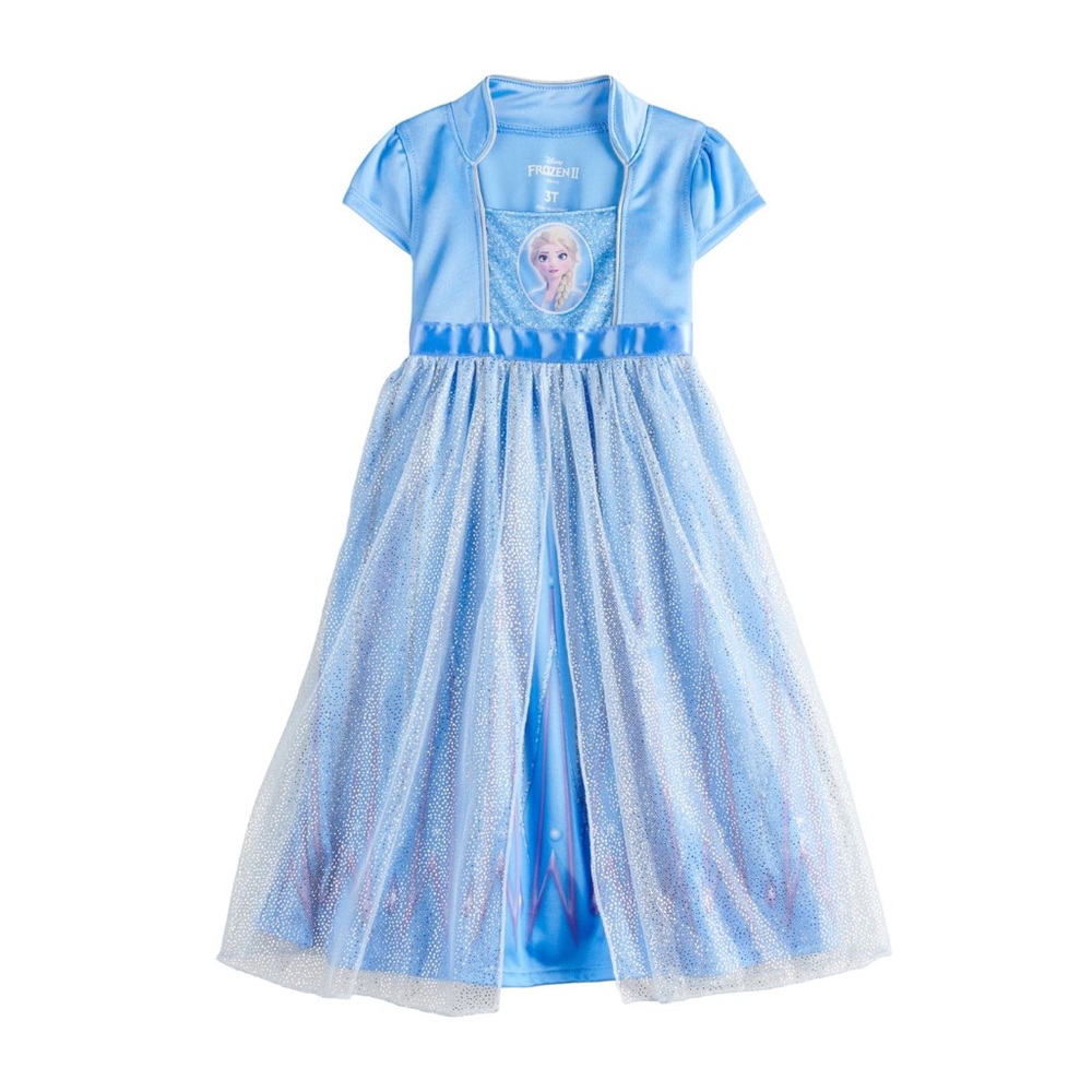 Disney Frozen 2 Sparkling Dress/Nightgown